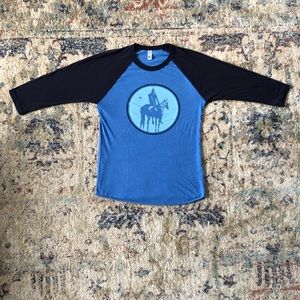 “The Scout” Kansas City icon raglan-sleeve shirt.